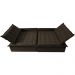 Sofá Sem Caixa Retrátil Reclinável 2,15m Cama inBox Versátil com Pillow Top e Molas Velusoft Café