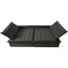 Sofá Sem Caixa Retrátil Reclinável 2,15m Cama inBox Versátil com Pillow Top e Molas Velusoft Cinza