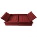 Sofá Sem Caixa Retrátil Reclinável 2,35m Cama inBox Versátil com Pillow Top e Molas Velusoft Vermelho