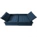 Sofá Sem Caixa Retrátil Reclinável 2,75m Cama inBox Versátil com Pillow Top e Molas Velusoft Azul