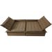Sofá Sem Caixa Retrátil Reclinável 2,95m Cama inBox Versátil com Pillow Top e Molas Velusoft Castor