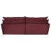 Sofá Sem Caixa Retrátil Reclinável 2,95m Cama inBox Versátil com Pillow Top e Molas Velusoft Vinho