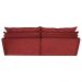 Sofá Sem Caixa Retrátil Reclinável 2,95m Cama inBox Versátil de Pillow Top e Molas Velusoft Vermelho