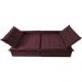 Sofá Sem Caixa Retrátil e Reclinável 1,55m Cama inBox Versátil Suede Velusoft Vinho