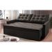 Sofá Sem Caixa Retrátil e Reclinável 1,65m Cama inBox Studio Suede Velusoft Café