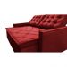Sofá Sem Caixa Retrátil e Reclinável 1,65m Cama inBox Studio Suede Velusoft Vermelho