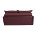 Sofá Sem Caixa Retrátil e Reclinável 1,65m Cama inBox Studio Suede Velusoft Vinho