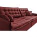 Sofá Sem Caixa Retrátil e Reclinável 1,75m Cama inBox Versátil Suede Velusoft Vermelho
