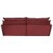 Sofá Sem Caixa Retrátil e Reclinável 1,75m Cama inBox Versátil Suede Velusoft Vermelho