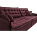 Sofá Sem Caixa Retrátil e Reclinável 1,75m Cama inBox Versátil Suede Velusoft Vinho