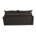 Sofá Sem Caixa Retrátil e Reclinável 1,85m Cama inBox Studio Suede Velusoft Café
