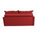 Sofá Sem Caixa Retrátil e Reclinável 1,85m Cama inBox Studio Suede Velusoft Vermelho