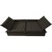 Sofá Sem Caixa Retrátil e Reclinável 1,95m Cama inBox Versátil Suede Velusoft Café