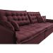 Sofá Sem Caixa Retrátil e Reclinável 1,95m Cama inBox Versátil Suede Velusoft Vinho