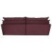 Sofá Sem Caixa Retrátil e Reclinável 1,95m Cama inBox Versátil Suede Velusoft Vinho