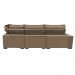 Sofá de Canto Retrátil e Reclinável Direito 3,40x2,36m Molas Cama inBox Espanha Velusoft Castor