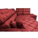 Sofá de Canto Retrátil e Reclinável Direito 3,40x2,36m Molas Cama inBox Espanha Velusoft Vermelho