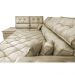 Sofá de Canto Retrátil e Reclinável com Molas Cama inBox Platinum Esquerdo 3,00x2,36 Suede Bege