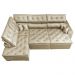 Sofá de Canto Retrátil e Reclinável com Molas Cama inBox Platinum Esquerdo 3,40x2,36 Suede Bege