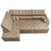 Sofá de Canto Retrátil e Reclinável com Molas Cama inBox Platinum Esquerdo 3,40x2,36 Suede Castor