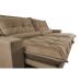 Sofa Retrátil e Reclinável 2,52m com Molas Ensacadas Cama inBox Soft Tecido Suede Castor