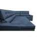 Sofa de Canto Retrátil e Reclinável com Molas Cama inBox Austin 3,85X2,64 ou 2,64X3,85 Suede Velusoft Azul