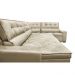 Sofa de Canto Retrátil e Reclinável com Molas Cama inBox Austin 3,85X2,64 ou 2,64X3,85 Suede Velusoft Bege