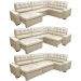 Sofa de Canto Retrátil e Reclinável com Molas Cama inBox Austin 3,85X2,64 ou 2,64X3,85 Suede Velusoft Bege