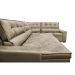 Sofa de Canto Retrátil e Reclinável com Molas Cama inBox Austin 3,85X2,64 ou 2,64X3,85 Suede Velusoft Castor