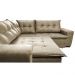 Sofa de Canto Retrátil e Reclinável com Molas Cama inBox Oklahoma 2,60m x 2,60m Suede Velusoft Castor