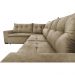 Sofa de Canto Retrátil e Reclinável com Molas Cama inBox Oklahoma 3,45X2,41 ou 2,41X3,45 Castor