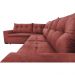 Sofa de Canto Retrátil e Reclinável com Molas Cama inBox Oklahoma 3,45X2,41 ou 2,41X3,45 Vermelho