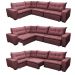 Sofa de Canto Retrátil e Reclinável com Molas Cama inBox Oklahoma 3,45X2,41 ou 2,41X3,45 Vinho