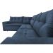 Sofa de Canto Retrátil e Reclinável com Molas Cama inBox Oklahoma 3,85X2,61 ou 2,61X3,85 Azul