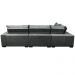 Sofa de Canto Retrátil e Reclinável com Molas Cama inBox Oklahoma 3,85X2,61 ou 2,61X3,85 Cinza