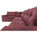 Sofa de Canto Retrátil e Reclinável com Molas Cama inBox Oklahoma 3,85X2,64 ou 2,64X3,85 Vinho