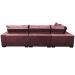 Sofa de Canto Retrátil e Reclinável com Molas Cama inBox Oklahoma 3,85X2,64 ou 2,64X3,85 Vinho