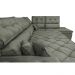 Sofa de Canto Retrátil e Reclinável com Molas Cama inBox Platinum 3,00x2,36 Tecido Suede Cinza