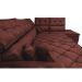 Sofa de Canto Retrátil e Reclinável com Molas Cama inBox Platinum 3,00x2,36 Tecido Suede Vinho
