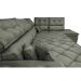 Sofa de Canto Retrátil e Reclinável com Molas Cama inBox Platinum 3,40x2,36 Tecido Suede Cinza