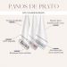 Kit com 15 Pano de Prato Premium - Pano de Louça Gigante - Guardanapo de Cozinha - Casa da Toalha
