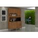 Armário para Cozinha 5 Portas 2 Gavetas Cristal Style CHF Moveis Carvalho
