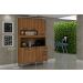 Armário para Cozinha 5 Portas 2 Gavetas Cristal Style CHF Moveis Carvalho