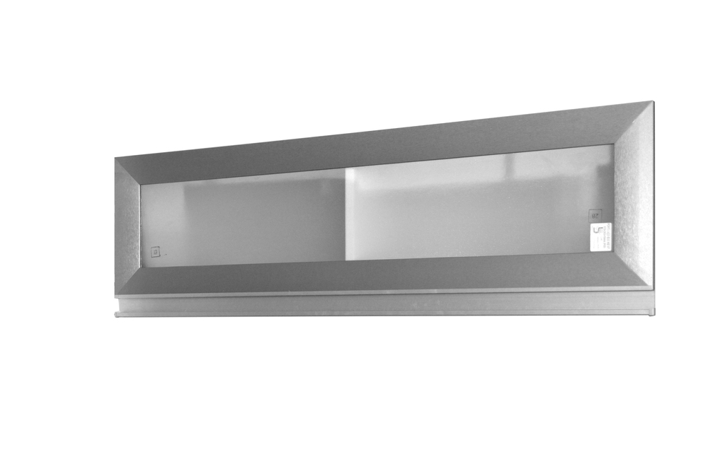 Armario Aereo 3 Portas Adega Ebano CHF Moveis Branco/Preto