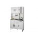 Armario Cozinha 6 Portas 2 Gavetas Ventura CHF Moveis Branco