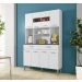 Armario de Cozinha 8 Portas 2 Gavetas Onix CHF Moveis Branco