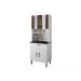 Armario de Cozinha Ventura 4 Portas 1 Gaveta CHF Moveis Branco/Imbuia