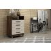 Comoda 4 Gavetas Paris CHF Moveis Imbuia/Off White