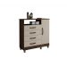 Comoda 4 Gavetas com Sapateira Paris CHF Moveis Branco