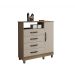 Comoda 4 Gavetas com Sapateira Paris CHF Moveis Branco